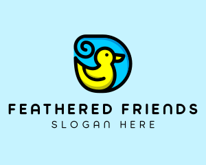 Rubber Duck Toy  logo design