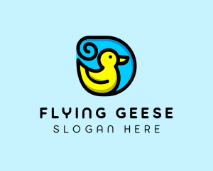 Geese - Rubber Duck Toy logo design