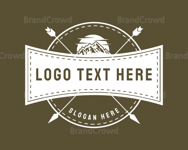 Mountain Adventure Hipster Logo