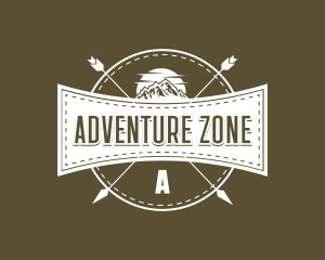 Mountain Adventure Hipster logo design