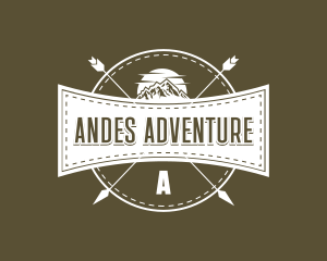 Mountain Adventure Hipster logo design