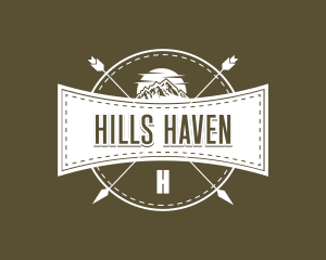 Mountain Adventure Hipster logo design