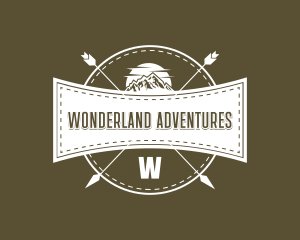 Mountain Adventure Hipster logo design