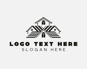 Maintenance - Roofing Property Contractor logo design