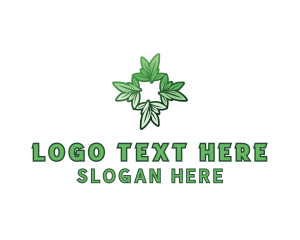 Sustainable - Organic Leaf Garden logo design