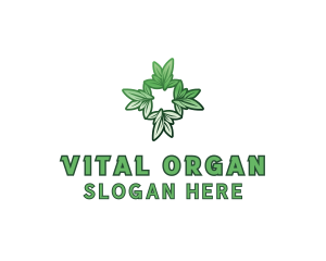 Organic Leaf Garden logo design