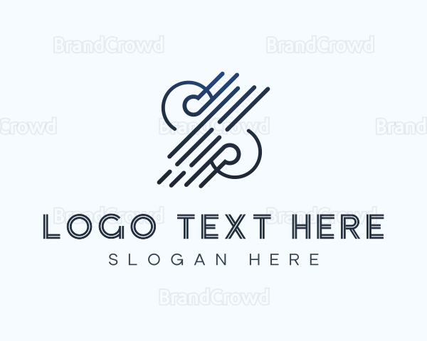 Minimal Line Shapes Logo