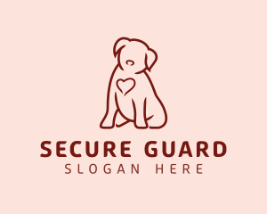 Animal Shelter - Dog Pet Heart logo design