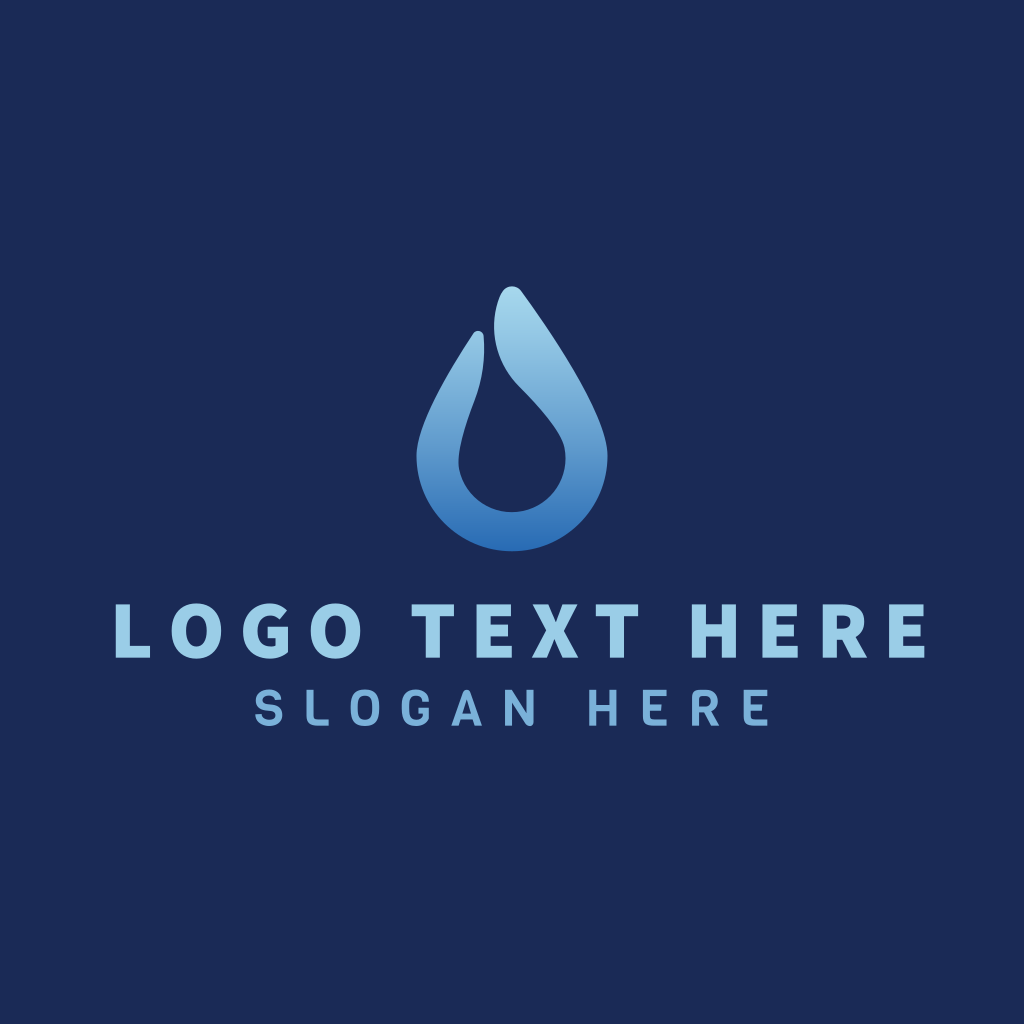 Abstract Blue Liquid Logo | BrandCrowd Logo Maker