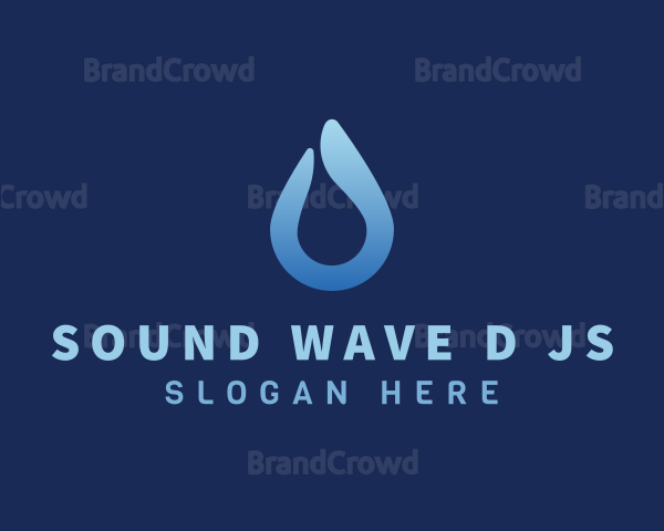 Water Liquid Droplet Logo