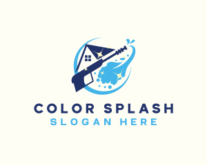 Splash Pressure Wash Cleaning logo design