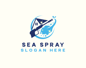 Splash Pressure Wash Cleaning logo design