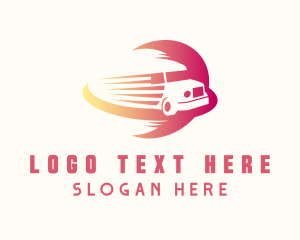 Driver - Global Trucking Service logo design