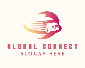 Global Trucking Service logo design