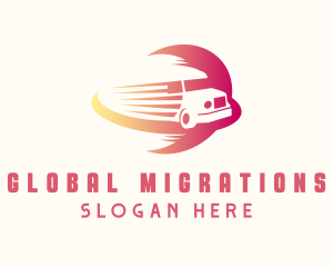 Global Trucking Service logo design