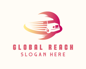 Global Trucking Service logo design