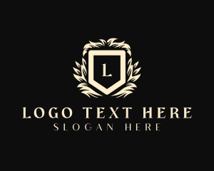 Hotel - Wreath Shield Regal College logo design