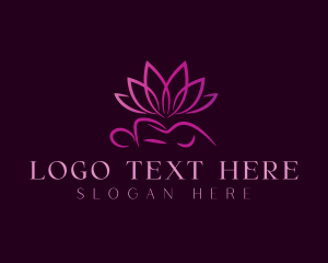 Yoga School - Body Lotus Spa logo design