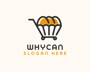 Bread Shopping Cart Logo