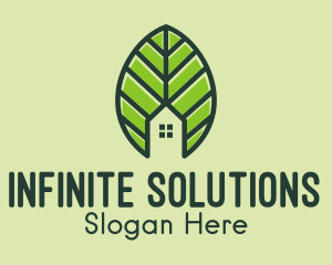 Sustainability - Leaf House Property logo design