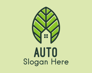 Herbal - Leaf House Property logo design