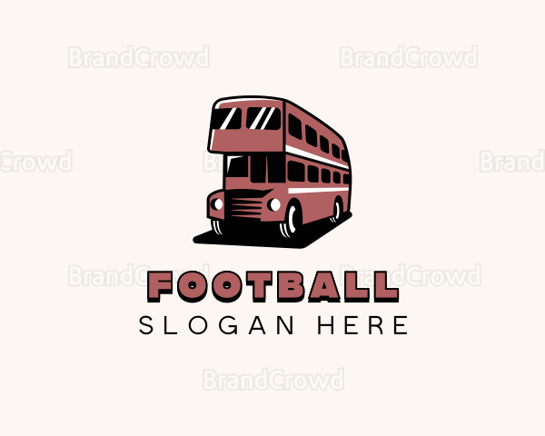 Double Decker Bus Vehicle Logo