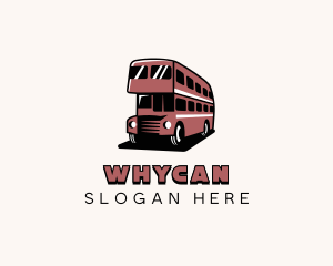 Double Decker Bus Vehicle Logo