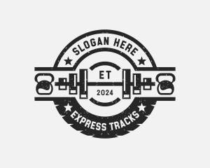 Gym Fitness Weightlifting Training logo design