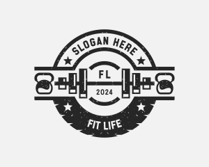 Gym Fitness Weightlifting Training logo design