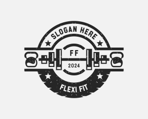 Gym Fitness Weightlifting Training logo design