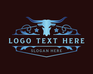 Livestock - Luxury Bull Ranch logo design