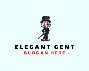 Gentleman - Gentleman Dog Fashion logo design