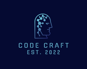 Encoding - Human Neuroscience Mind logo design