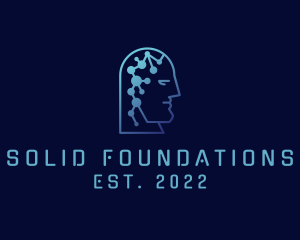 Psychotherapy - Human Neuroscience Mind logo design