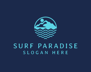 Travel Island Paradise logo design