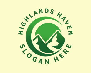 Highlands - Green Mountain Summit logo design