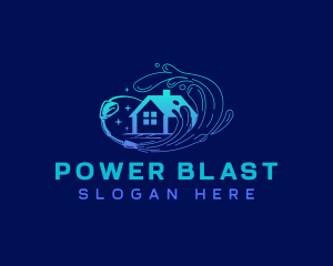 Home Power Washer logo design