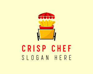 Fries Food Cart  logo design