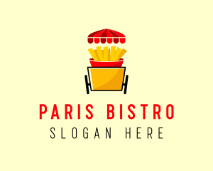 Fries Food Cart  logo design