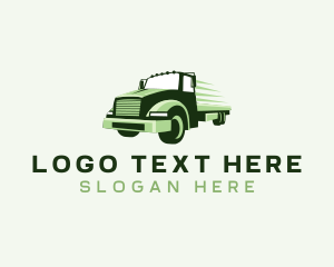 Logistics - Truck Logistics Transporatation logo design