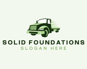 Truck Logistics Transporatation Logo