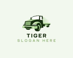Truck Logistics Transporatation Logo