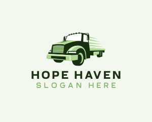 Movers - Truck Logistics Transporatation logo design