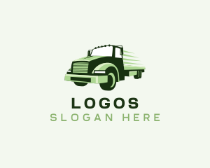 Movers - Truck Logistics Transporatation logo design