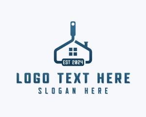 Tools - Paint Roller Remodeling logo design