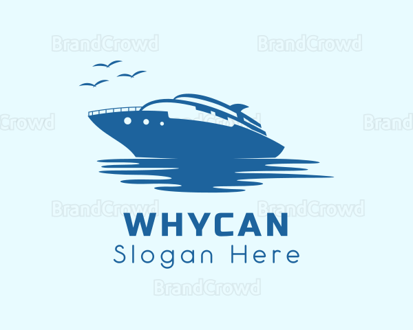 Travel Cruise Ship Logo