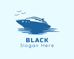 Travel Cruise Ship Logo