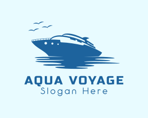 Travel Cruise Ship logo design