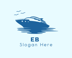 Tourism - Travel Cruise Ship logo design