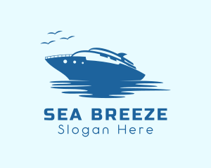 Travel Cruise Ship logo design